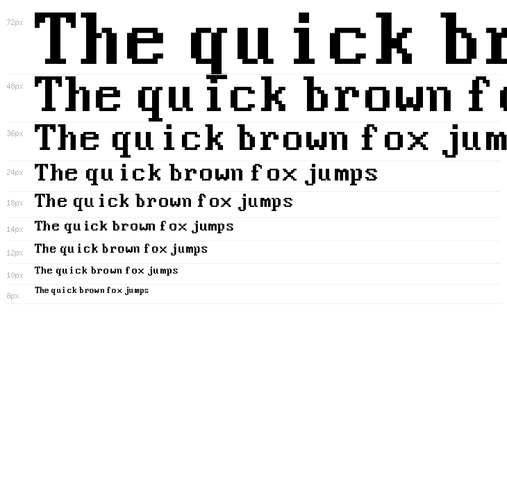 Good Old DOS Regular Waterfall