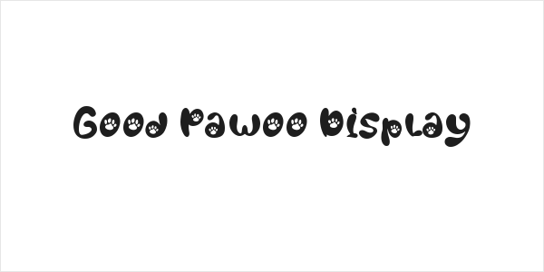 Good Pawoo Display Logo