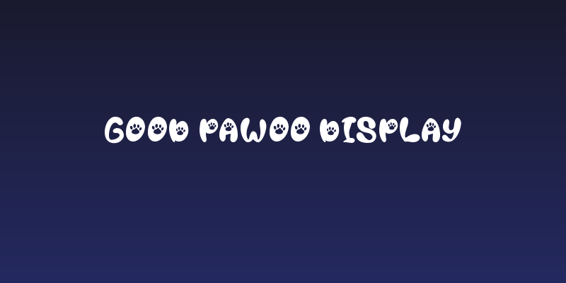 Good Pawoo Display Social Header