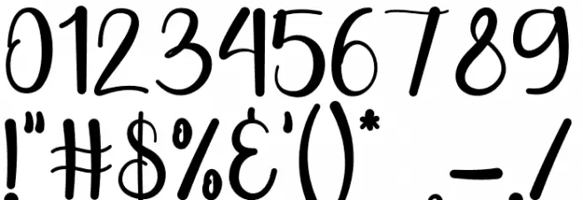 Good People Font OTHER CHARS