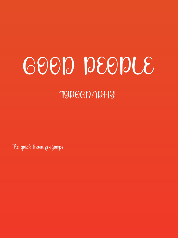 Good People Poster