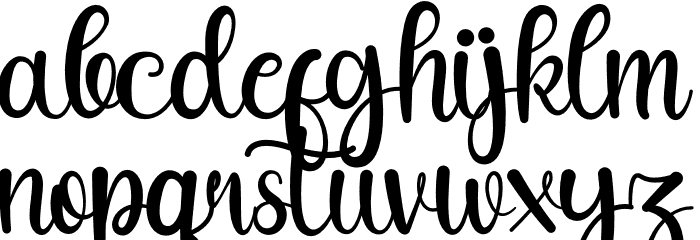 Good People Font LOWERCASE