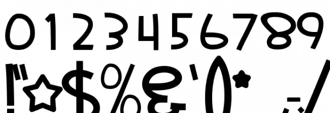 Good Playmate DEMO フォント その他の文字