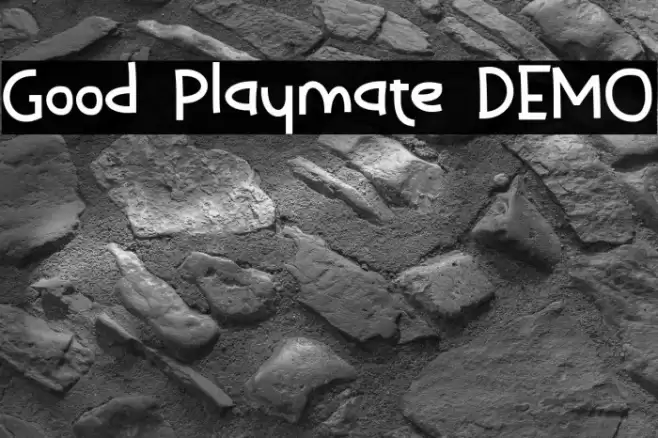 Good Playmate DEMO フォント examples