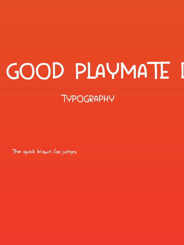 Good Playmate DEMO Poster