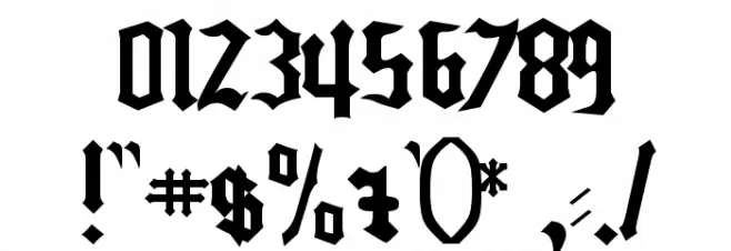 Good Regular Font OTHER CHARS