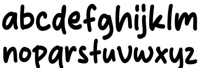 Good Slick Font LOWERCASE