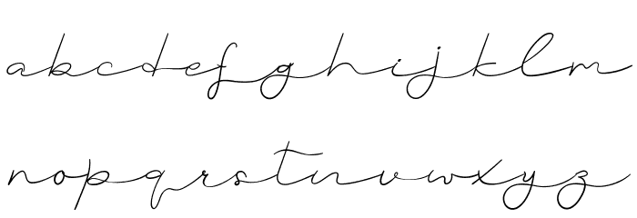 Good Smells Demo Font LOWERCASE