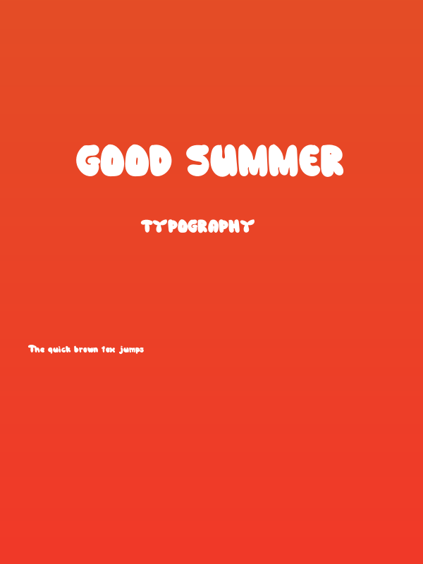 Good Summer Poster