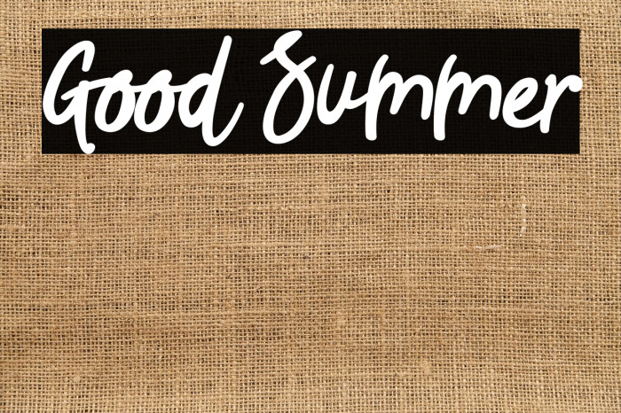 Good Summer Example 2