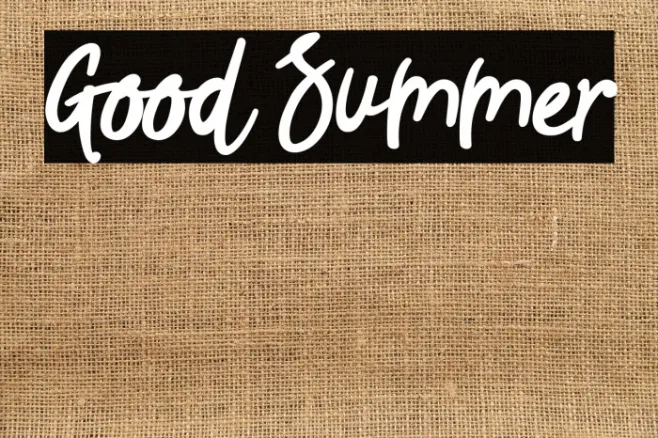 Good Summer Example 2