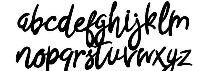 Good Summer Font LOWERCASE