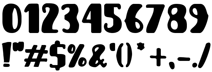 Good Sunday Font OTHER CHARS