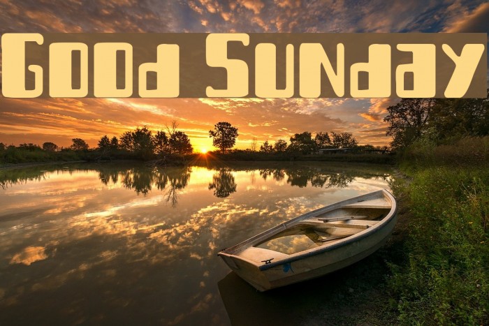 Good Sunday Font examples
