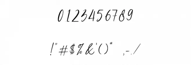 Good Sunset Demo Version Font OTHER CHARS