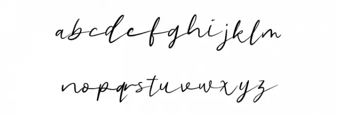 Good Sunset Demo Version फ़ॉन्ट लोअरकेस