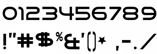 Good Times Font OTHER CHARS