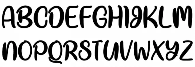 Good Unicorn Regular Font Litere mari
