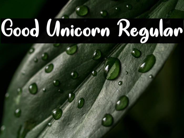 Good Unicorn Regular Example 1