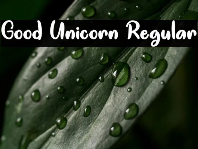 Good Unicorn Regular Example 1
