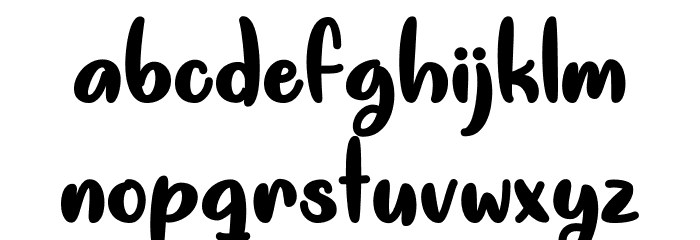 Good Unicorn Regular Font LOWERCASE