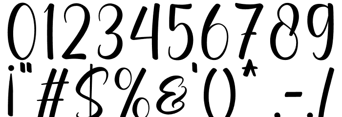 Good Vibe Font OTHER CHARS