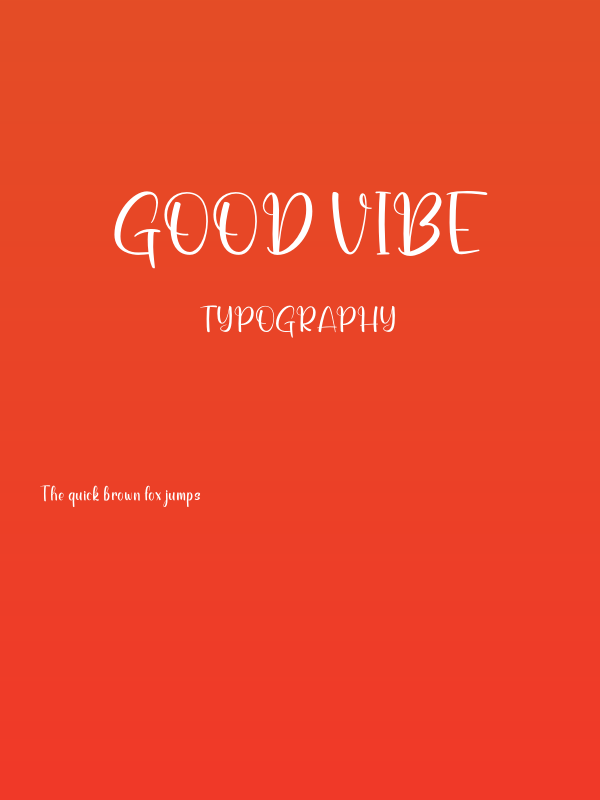Good Vibe Poster