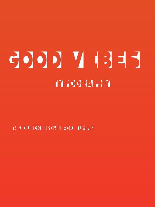 Good Vibes Backbeat Poster