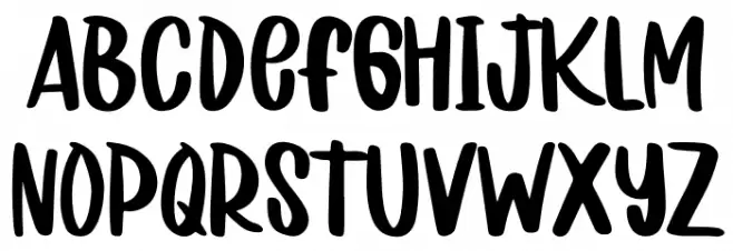 Good Vibes Шрифта ВЕРХНИЙ