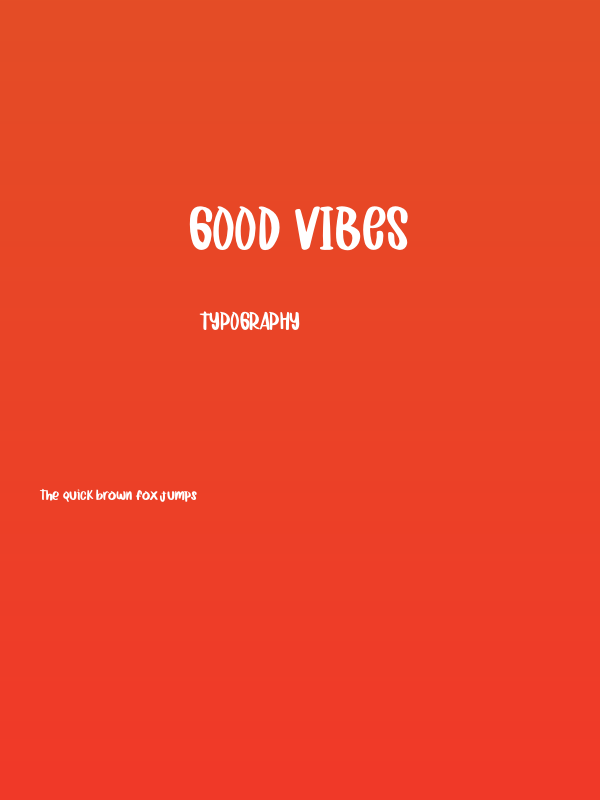 Good Vibes Poster
