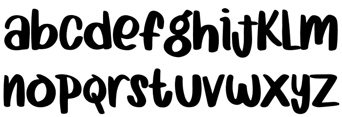 Good Vibes Font LOWERCASE