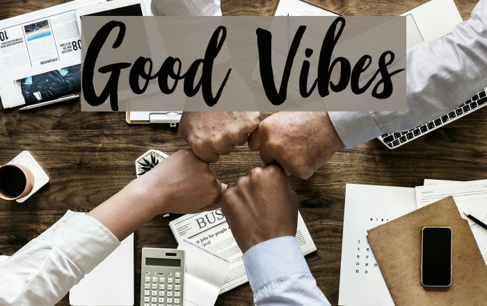 Good Vibes Font examples