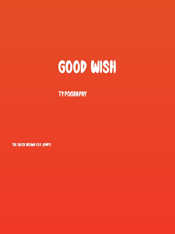 Good Wish Poster