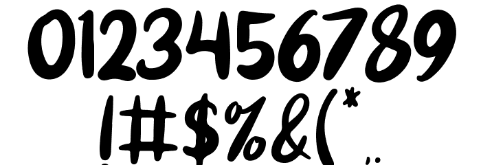 Good boy Font OTHER CHARS
