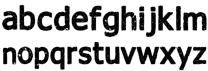 Good bye lullaby Font LOWERCASE