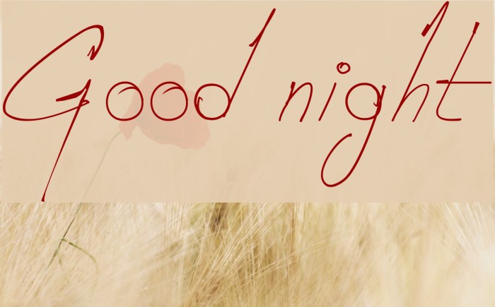 Good night Font examples