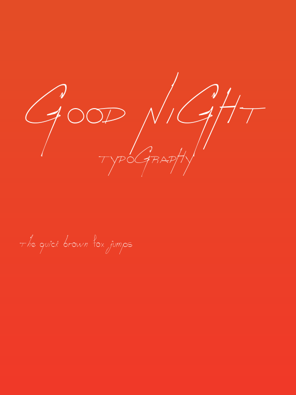 Good night Poster