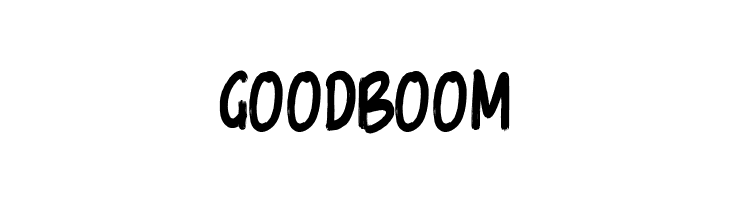GoodBoom  font caratteri gratis