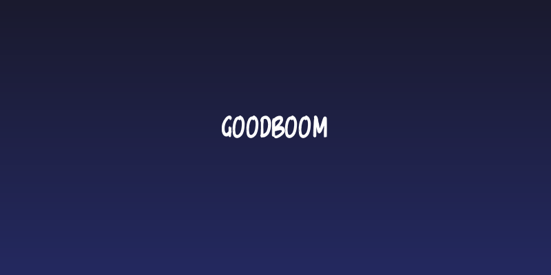 GoodBoom Social Header
