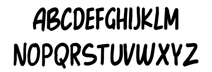 GoodBoom Font LOWERCASE