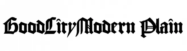 GoodCityModern Plain  baixar fontes gratis