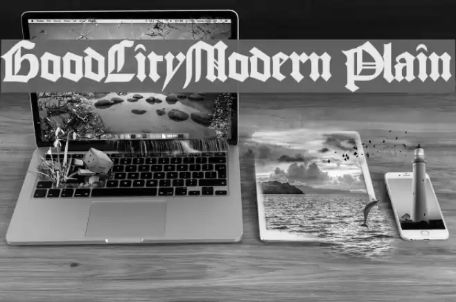 GoodCityModern Plain 字体 examples
