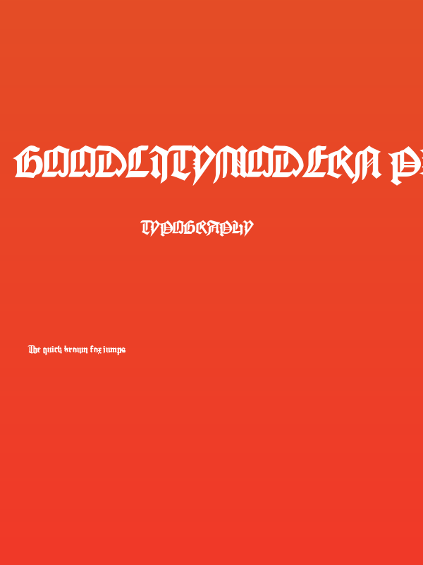 GoodCityModern Plain Poster