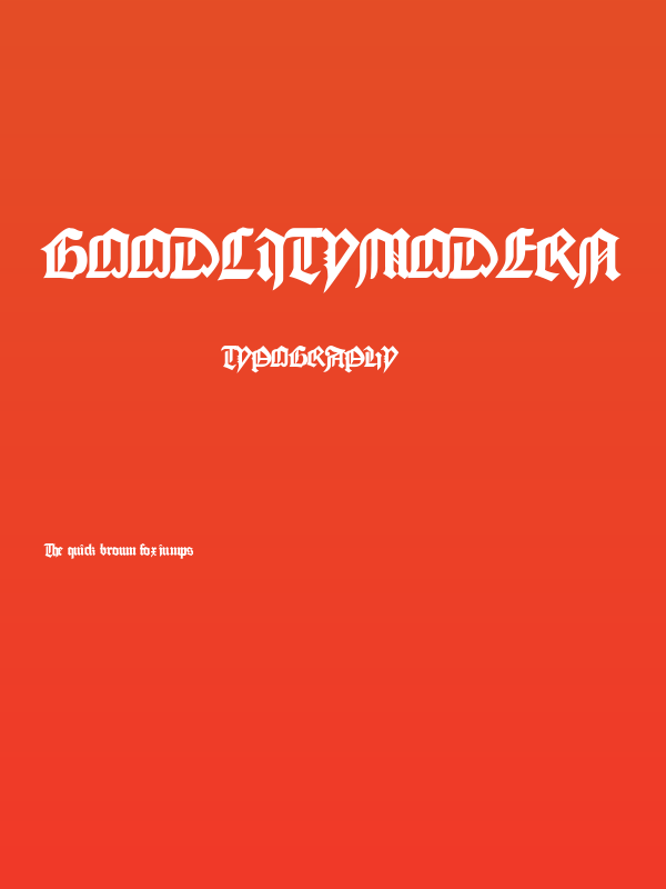 GoodCityModern Poster