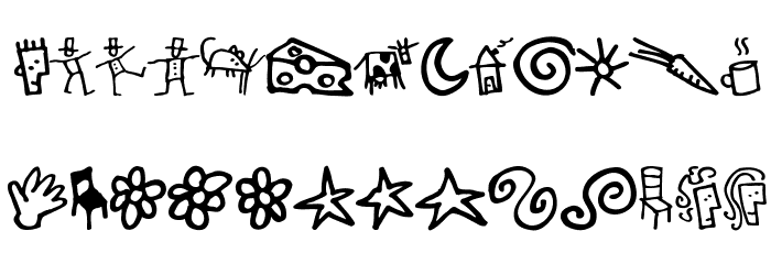 GoodDog-Bones Font LOWERCASE
