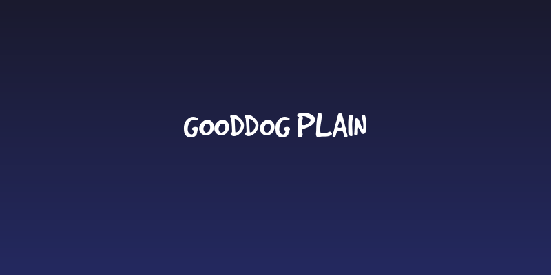 GoodDog Plain Social Header