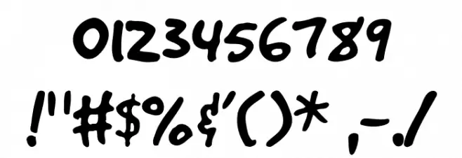 GoodDog Font OTHER CHARS