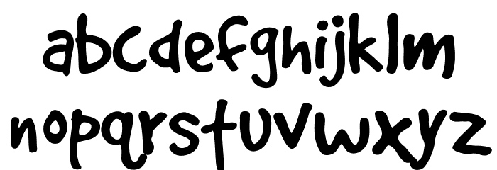GoodDog Font LOWERCASE