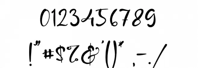 GoodIdea Font OTHER CHARS