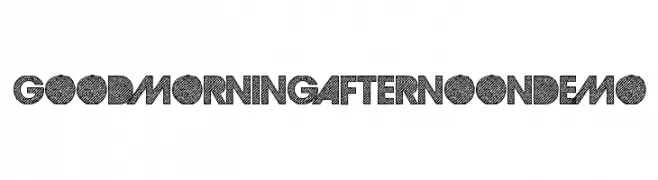 GoodMorningAfternoonDEMO  font caratteri gratis